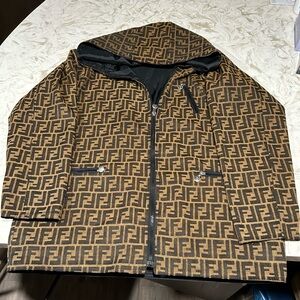 Fendi vintage monogram reversible jacket